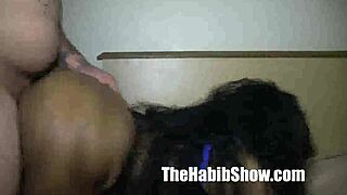 Tattooed Rican milf from the hood bangs chocolate hard! 🔥