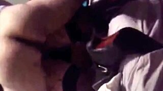 My Bi Cub Bends Over in Fishnets for Doggystyle!