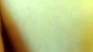 Amateur sislo gets fucked and creampied on her ass