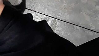 Mature Lady Flashes At Laundry Mat