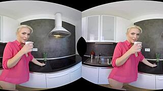 Indian mature blonde Kathy Anderson's unstoppable sexual desires in reality setting