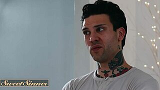 asian milf dana vespoli enjoys a relaxing ride with an inked stud who has small hands from sweet sinner