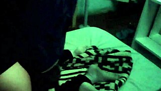 Dark and cold, she begs for a quick fuck