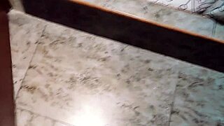 I spy on my cousin showering, then bang her hard with loud moans!