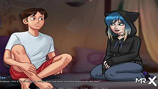 summertimesaga milf strips and creampies