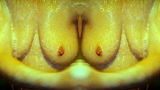Milf Admires Her Ass in Mirror Shower