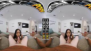 virtual porn - horny black stepmom lia lovely teaches you a lesson with her big ass