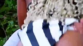 Black couple gets wild in doggystyle action