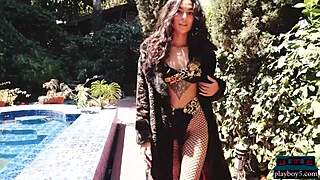 Big Hairy Bush Milf Shannon Hades Shows Round Ass for Playboy