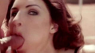 Mature Milf Gives CFNM Blowjob to Cumshot