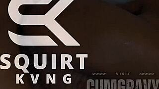 Fucking my fan until she squirts so much, feeling her orgasm intensely