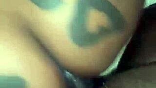 Msseductive takes big black cock doggystyle, her curvy ass and big clit on display