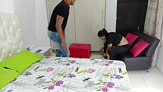 My boss got so horny, he just had to have me!