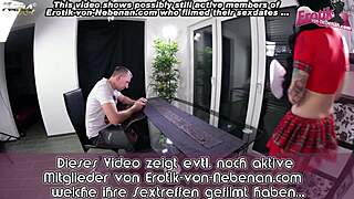 A big titted European teacher get fucked by her student