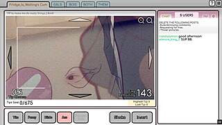 nicole's risky hentai game cam show ep 6