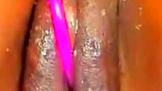 Large breast MILF gets a creampie and pleasures herself