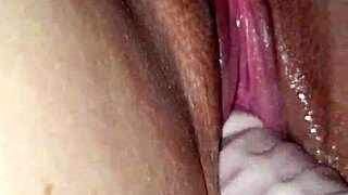Milf playing with pussy close up at home 😉