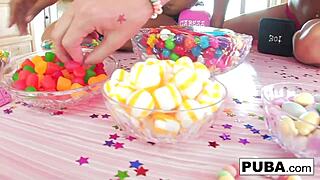 brooke brand and marie luv in candyland