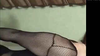 we added another slut milf to the harem, bound in lingerie for femdom bdsm fetish.