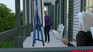 anime ecchi cap four bulma invites jiraiya to watch drawing