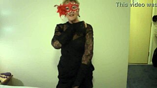 scarlet, the milf, strips slowly in stockings for you