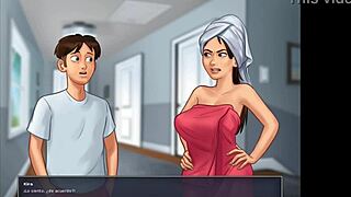 Summertime Saga: Sexy Photo Session with Steamy Stepsister