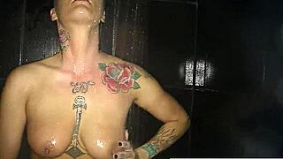 Is Jezebelle's steamy shower solo more tempting than a real encounter?