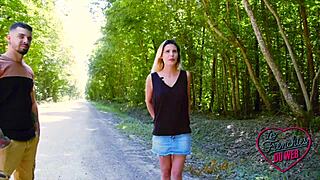 i love lucille's blonde sexy body and small tits outdoors