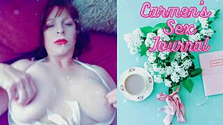 In steamy video, horny mom gets deepthroated by a big cock