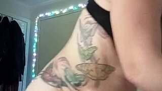 Worshipped mature mom in doggy style gets her tattoos