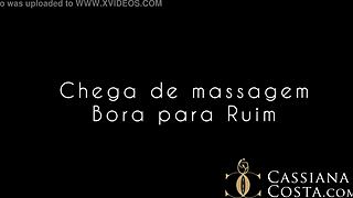 Wow, blonde milf cums on massage table then gets fucked!