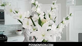 Hot stepmom Brooklyn Chase seduces stepson for fun!