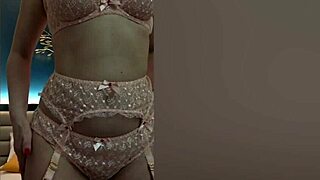 Passionate milf fondles wet pussy on camera.