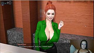 Enjoying the holiday island with big tits milf.