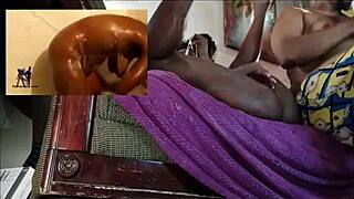 Homemade preview of African American milf fucking, showing her ass.