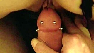 i watch my wife tease that cock with her wet pussy