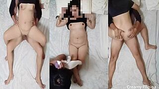 Creamy Filipina MILF Engages in Hot Wild Sex with Creampie Today