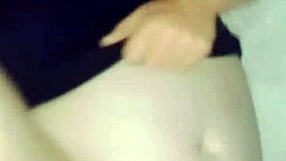 The slut lifts one leg, exposing her wide-open pussy for dinner with Resaboo