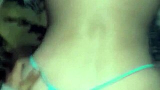 boyfriend fucks me doggystyle, bent over in thong.