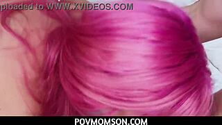 Tommy Wood in POV, gives handjob and blowjob to Siri Dahl