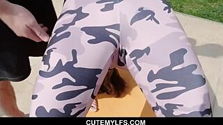 milf richelle ryan motivates stepson with her thicc ass and perky tits