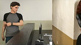 अहह... एमेच्योर ऐनल हॉट मिल्फ बड़ी छातियों के साथ