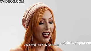 Lauren Phillips shares her story in this casting interview, flaunting big natural tits.