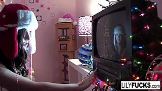 squirting christmas fun with sexy lily carter in wild moments