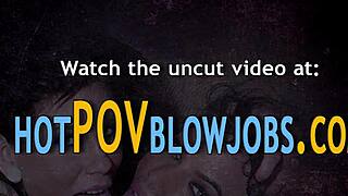 Big tits blonde milf blowjob deepthroat in HD
