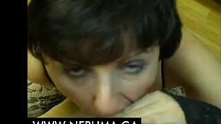 In a homemade video, a mature woman is satisfied with self and oral stimulation