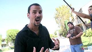 Blonde girl sucks and rides thick dick in doggystyle for pleasure