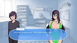 Milf enjoys snow with big tits and ass