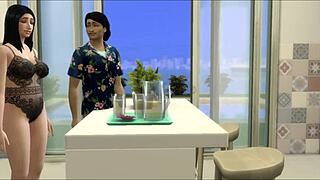 Mature Woman Fucks Young Virgin Gardener Of 18 Years