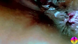 Single woman aggressively inserts sex toy in anal